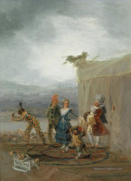 Les joueurs ambulants Francisco de Goya Peinture à l'huile